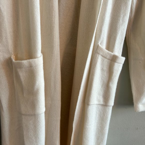 Frost White -  100% cashmere lounge robe NWT - Picture 8 of 10